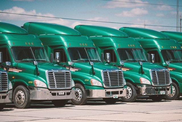 Green Semi Trucks